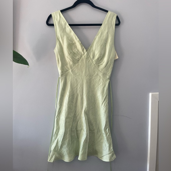Peppermayo - Audrey Vintage Slip Dress in Sage Green - Picture 8 of 16
